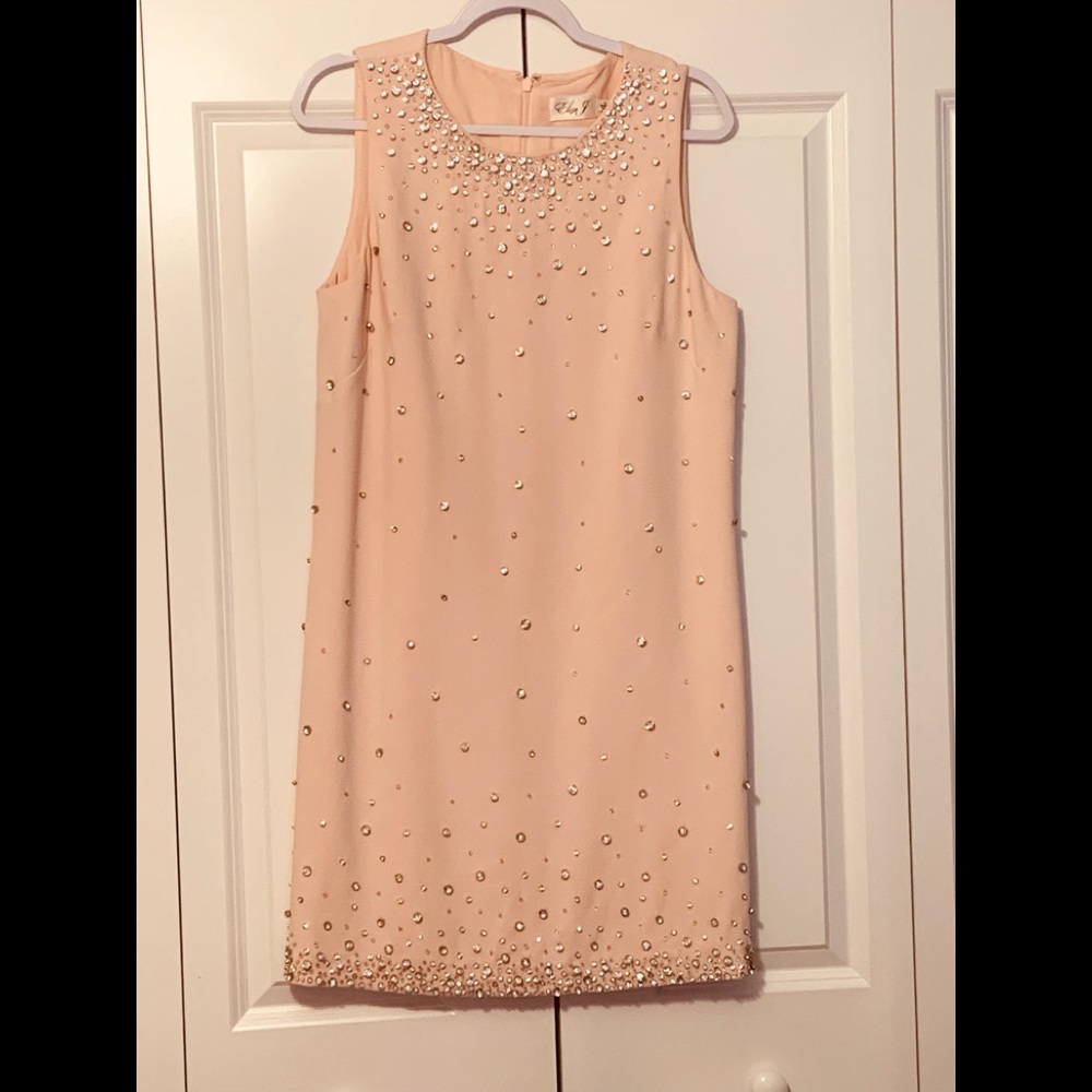 Eliza J jeweled sheath dress. Worn once. Perfect condition